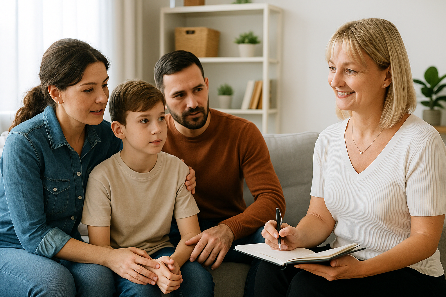 A family support meeting